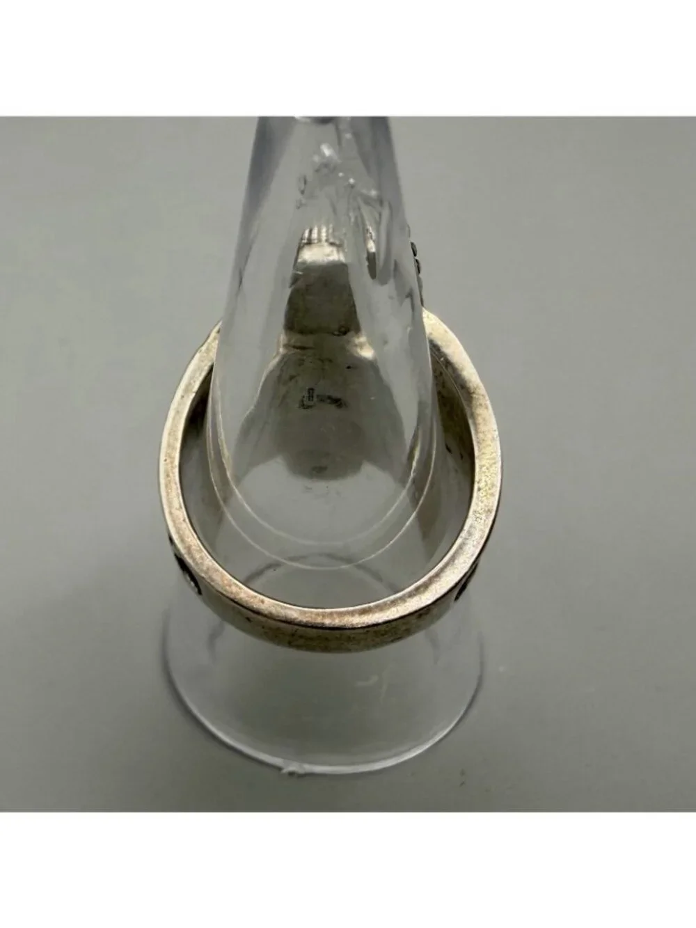 Carolyn Pollack Relios Floral Carved Mother Of Pearl Sterling Silver Ring Size 7
